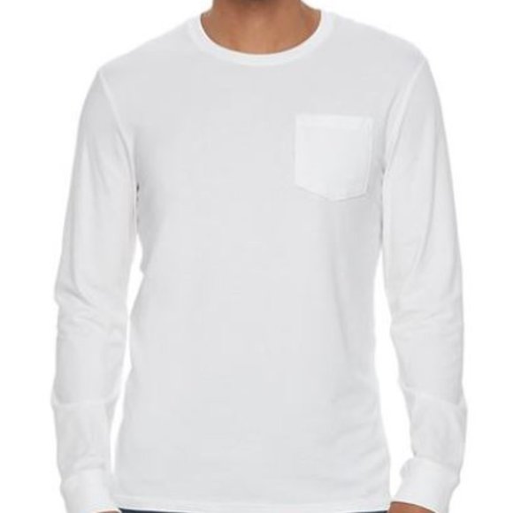 Sonoma Shirts Sonoma Good For Life Flexwear Long Sleeve Mens White